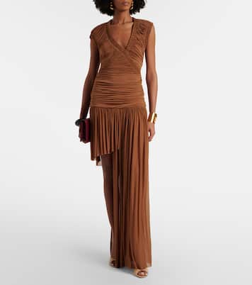 Mules Alexa 95 in mesh | Amina Muaddi