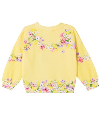 Maxi printed cotton sweatshirt | Molo