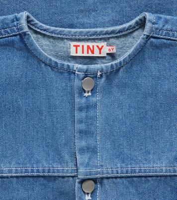 Logo denim dress | Tinycottons