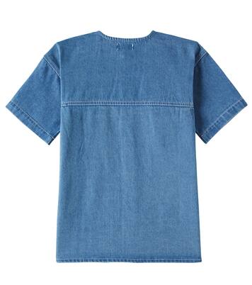 Logo denim dress | Tinycottons