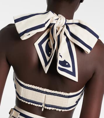 Bralette Marine aus Baumwolle | Alémais