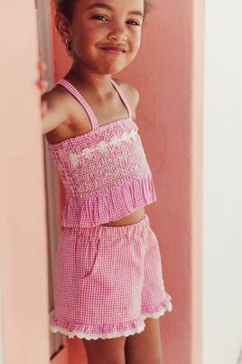 Florentina printed cotton camisole | Louise Misha