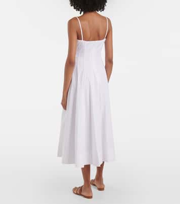 Robe midi Wylie en coton | Staud