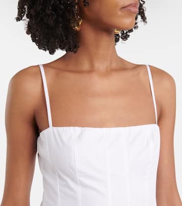 Robe midi Wylie en coton | Staud