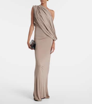 One-Shoulder-Robe Aiba aus Jersey | Christopher Esber