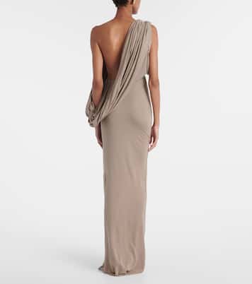 One-Shoulder-Robe Aiba aus Jersey | Christopher Esber