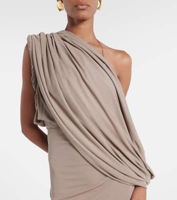 One-Shoulder-Robe Aiba aus Jersey | Christopher Esber