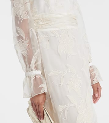 Bridal Robe Adeline aus Seidenorganza | Markarian