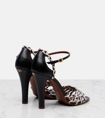 Hi Dolly 105 braided leather pumps | Valentino Garavani