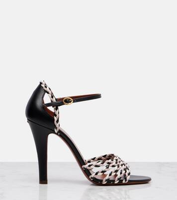 Hi Dolly 105 braided leather pumps | Valentino Garavani