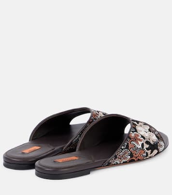 Pantoletten aus Häkelstrick | Missoni