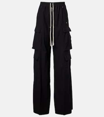 Pantalon cargo Jumbo Belas à taille haute en coton | Rick Owens