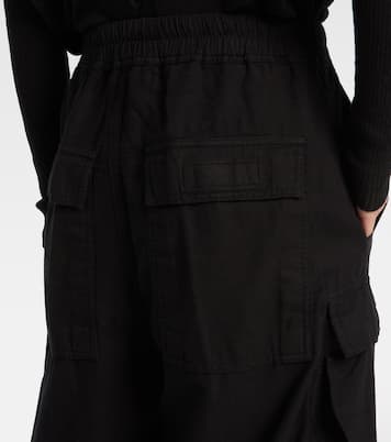 Pantalon cargo Jumbo Belas à taille haute en coton | Rick Owens