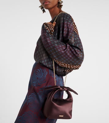 Borsa Bow Tie Small in raso | Aquazzura