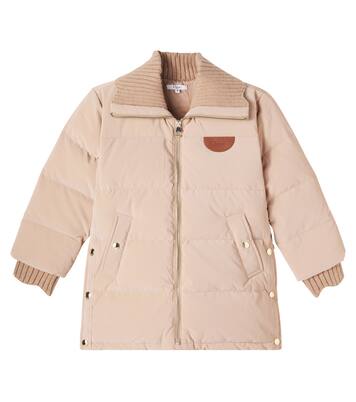 Logo down parka | Chloé Kids