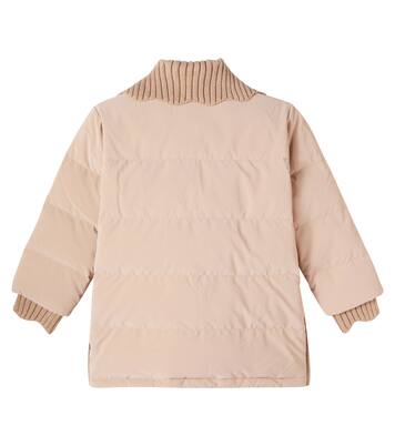 Logo down parka | Chloé Kids