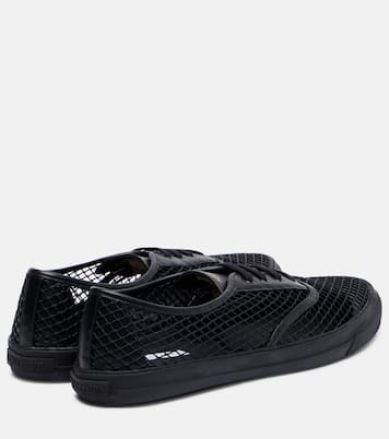 Sneakers Minimalist Mesh mit Leder | Aquazzura