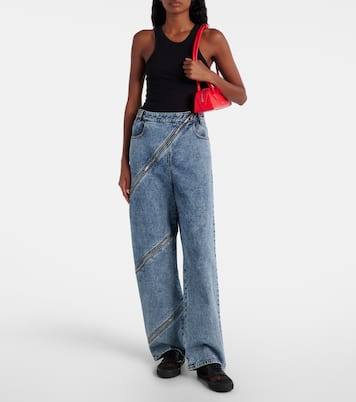 Sneakers Minimalist Mesh mit Leder | Aquazzura