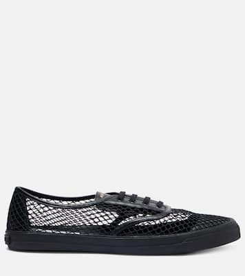 Sneakers Minimalist Mesh mit Leder | Aquazzura