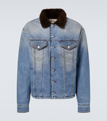 Jeansjacke mit Teddyfleece | ERL
