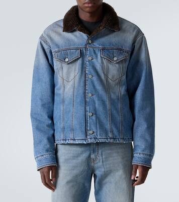 Jeansjacke mit Teddyfleece | ERL