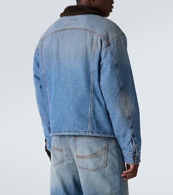 Jeansjacke mit Teddyfleece | ERL
