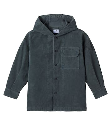 Hooded cotton shirt | C.P. Company Kids