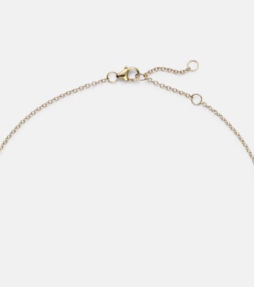 Collier Crabe Coquillage en or 9 ct, malachite et diamants | Yvonne Léon