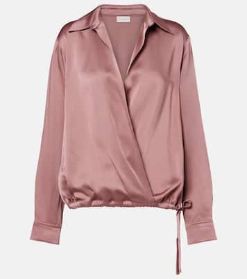 Bluse aus Satin | Dries Van Noten
