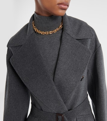 Belted virgin wool coat | 'S Max Mara