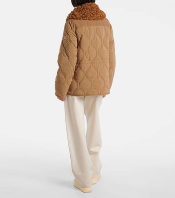 Quintin quilted down jacket and vest set | Moncler
