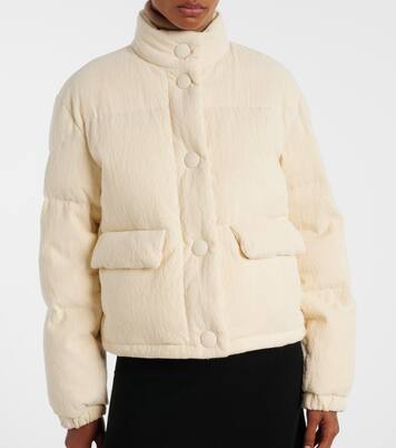 Aliminia cotton corduroy down jacket | Moncler