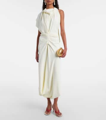 Canvas and leather thong sandals | Gianvito Rossi