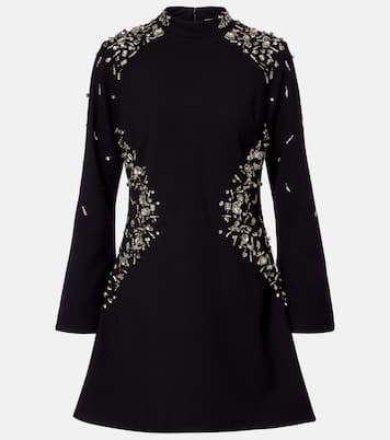 Robe Carla en crêpe à ornements | Simkhai