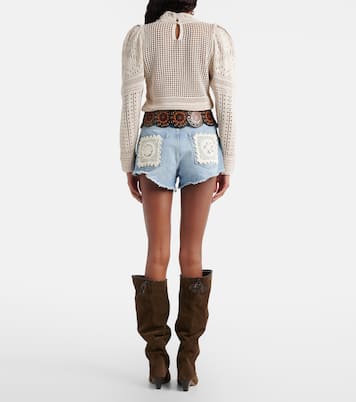 Shorts di jeans Diary di Island | Alanui