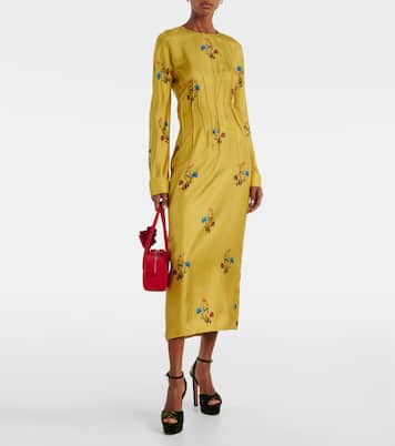 Divine 130 velvet platform sandals | Aquazzura