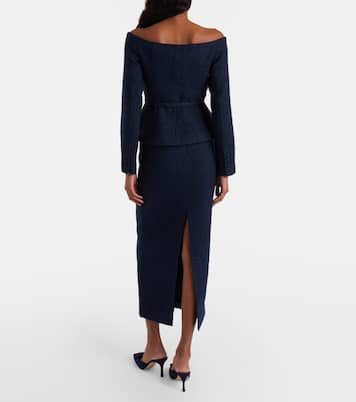 Midirock aus Bouclé | Roland Mouret