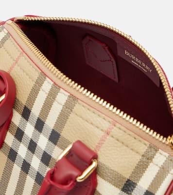 Sac Burberry Check Small en toile et cuir | Burberry