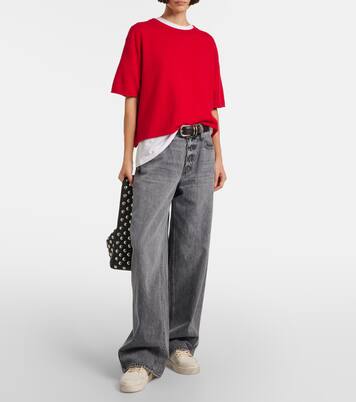 Ball Star leather platform sneakers | Golden Goose