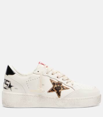 Ball Star leather platform sneakers | Golden Goose