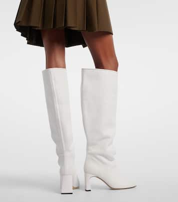 Stivali Roberta al ginocchio in pelle intrecciata | Souliers Martinez