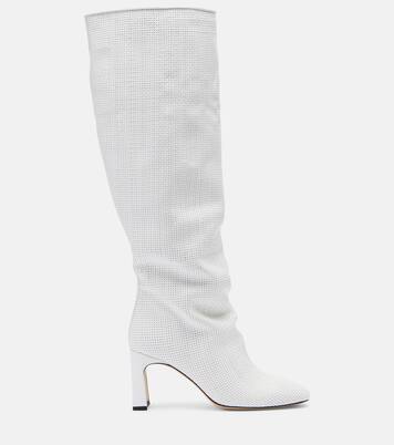 Stivali Roberta al ginocchio in pelle intrecciata | Souliers Martinez