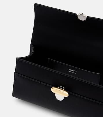 Symmetry Small satin top-handle bag | Savette