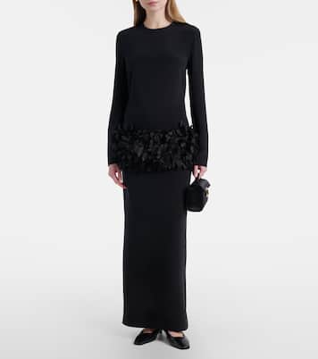 Symmetry Small satin top-handle bag | Savette