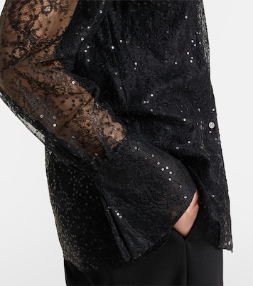 Sequined lace shirt | Nina Ricci