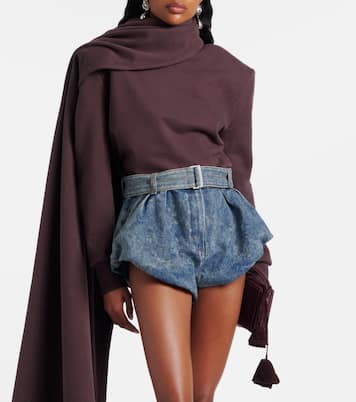 High-Rise Jeansshorts | Magda Butrym