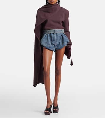 High-Rise Jeansshorts | Magda Butrym