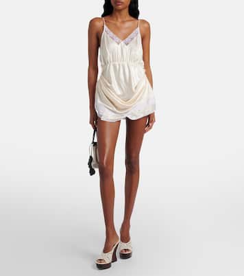 Lace-trimmed minidress | Magda Butrym