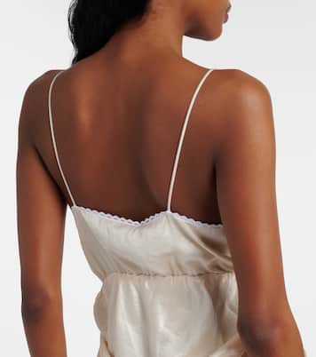 Lace-trimmed minidress | Magda Butrym