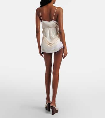 Lace-trimmed minidress | Magda Butrym